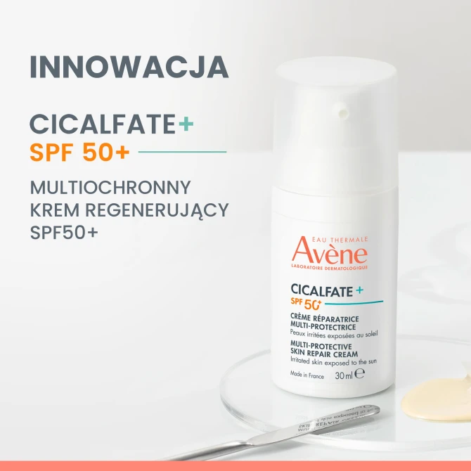 AVÈNE Eau Thermale Cicalfate+ Multiochronny Krem Regenerujący SPF50+ - 30ml