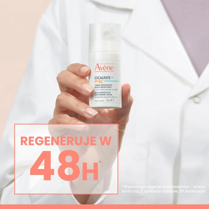 AVÈNE Eau Thermale Cicalfate+ Multiochronny Krem Regenerujący SPF50+ - 30ml