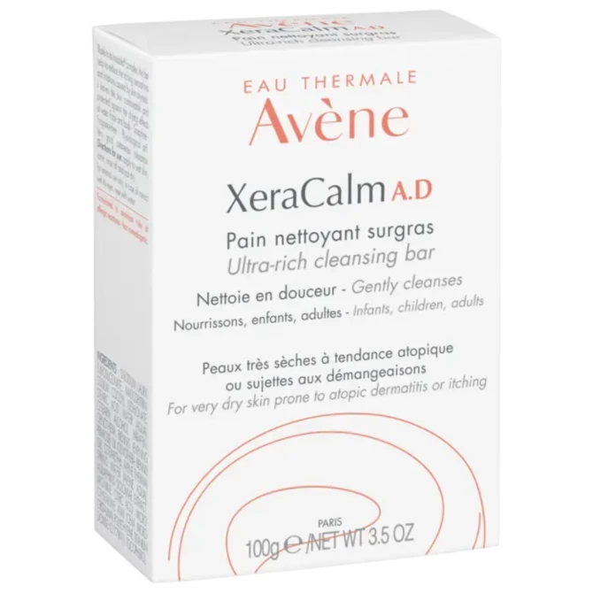 AVÈNE Eau Thermale XERACALM A.D. Ultrabogata Kostka Myjąca – 100g
