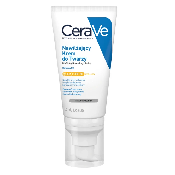 CERAVE Nawilżający Krem Do Twarzy Dla Skóry Normalnej I Suchej SPF 30 - 52ml (id: 47755)