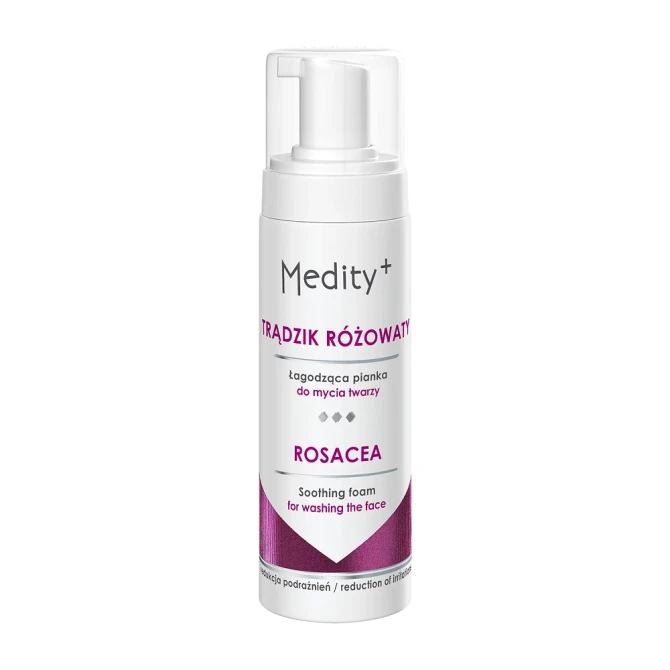 Medity+ Trądzik Różowaty łagodząca pianka do mycia twarzy - 150ml (id: 72169)