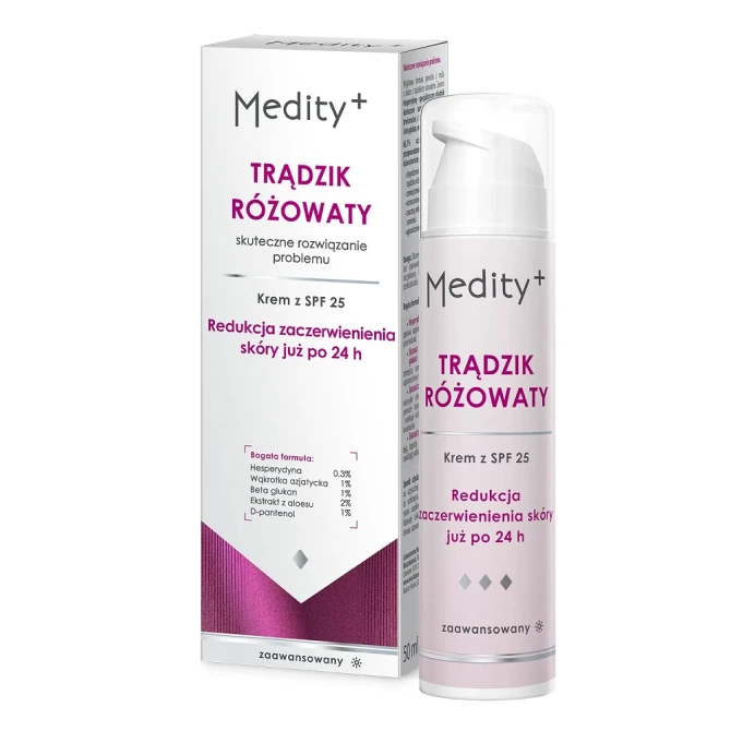 Medity+ Trądzik Różowaty krem na dzień SPF25 - 50ml (id: 72171)