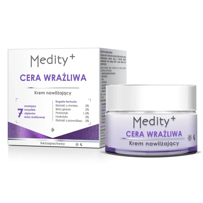Medity+ Cera Wrażliwa krem nawilżający do twarzy - 50ml (id: 72180)