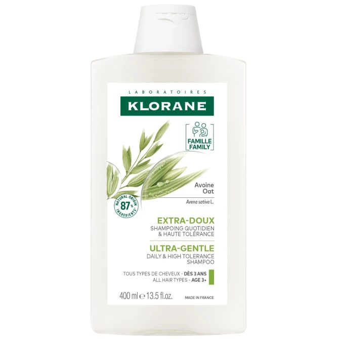 KLORANE Ultra Delikatny Szampon z owsem do codziennego stosowania - 400ml