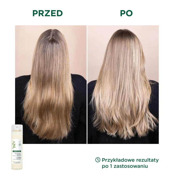 KLORANE Ultrałagodny Szampon Suchy – wszystkie rodzaje włosów – Owies i Ceramide - 150ml