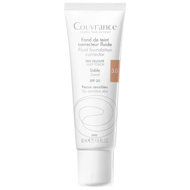 AVÈNE Eau Thermale Couvrance Fluid korygujący Piaskowy SPF20 3.0 - 30ml