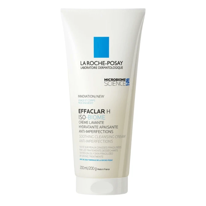 LA ROCHE-POSAY EFFACLAR H Iso-Biome Kojący Krem Myjący Przeciw Niedoskonałościom - 200ml (id: 58696)