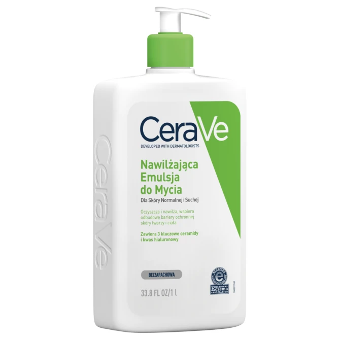 CERAVE Nawilżająca Emulsja Do Mycia Dla Skóry Normalnej i Suchej - 1000ml (id: 44895)