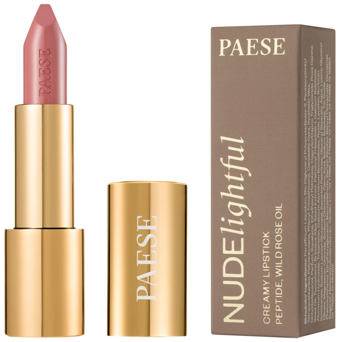 PAESE Nudelightful nawilżająca pomadka do ust 402 Strawberry Mousse 4.5g