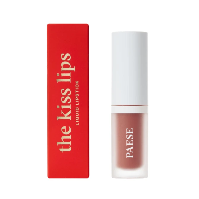PAESE Pomadka W Płynie The Kiss Lips 01 Nude Beige 3.4ml