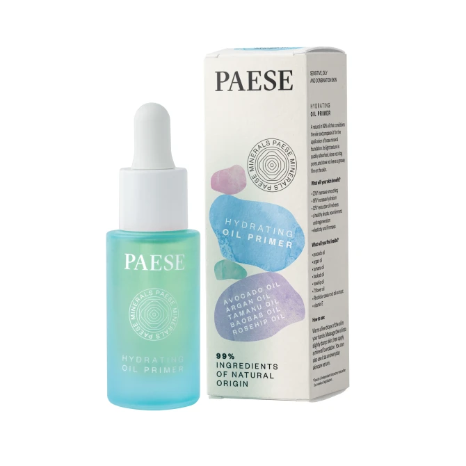 PAESE Minerals nawilżający olejek pod makijaż - 15ml