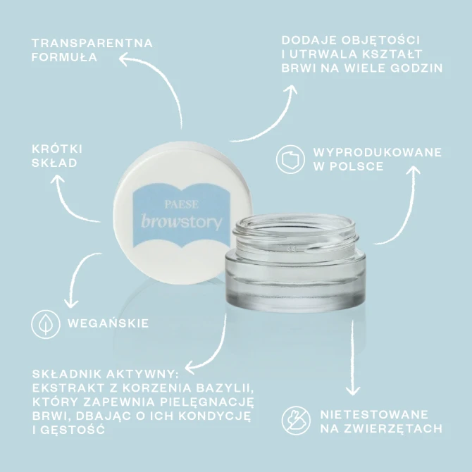 PAESE Browstory mydło do stylizacji brwi 8g