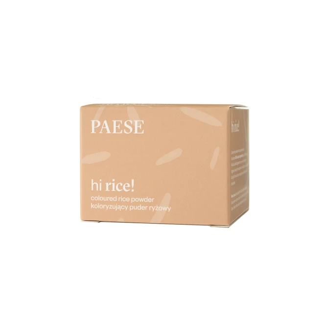 PAESE Hi Rice! Coloured Rice Powder koloryzujący sypki puder ryżowy 20 Natural 10g
