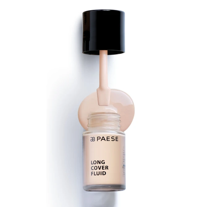 PAESE Long Cover Fluid podkład kryjący o przedłużonej trwałości 0.5 Kość Słoniowa 30ml (id: 7255)