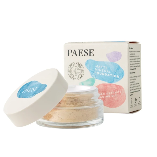 PAESE Minerals matujący podkład mineralny 101W Beige 7g (id: 4125)