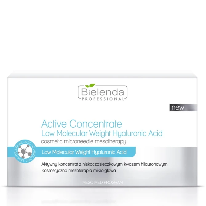 BIELENDA PROFESSIONAL Active Concentrate aktywny koncentrat z niskocząsteczkowym kwasem hialuronowym - 10x3ml (id: 13386)