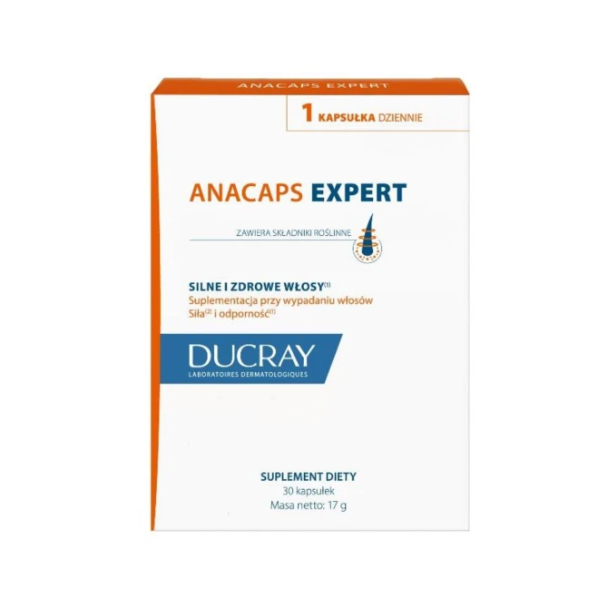 DUCRAY ANACAPS EXPERT Suplement diety na wypadanie włosów - 30 kapsułek (id: 72481)