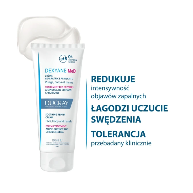 DUCRAY DEXYANE MED Krem Kojąco-Regenerujący do twarzy i ciała - 100ml (id: 72483)