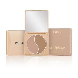 PAESE Self Glow Bronzing Powder prasowany puder brązujący Light 6g