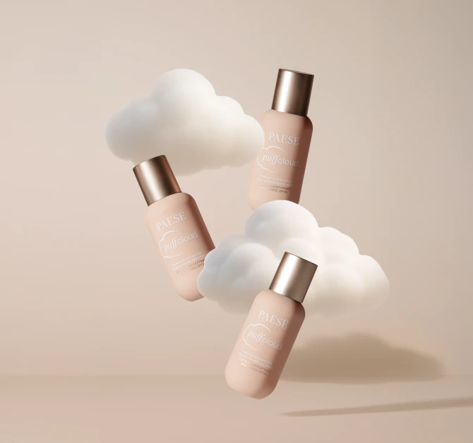 PAESE Puff Cloud podkład do twarzy z efektem blur 02 Nude 37ml (id: 72726)