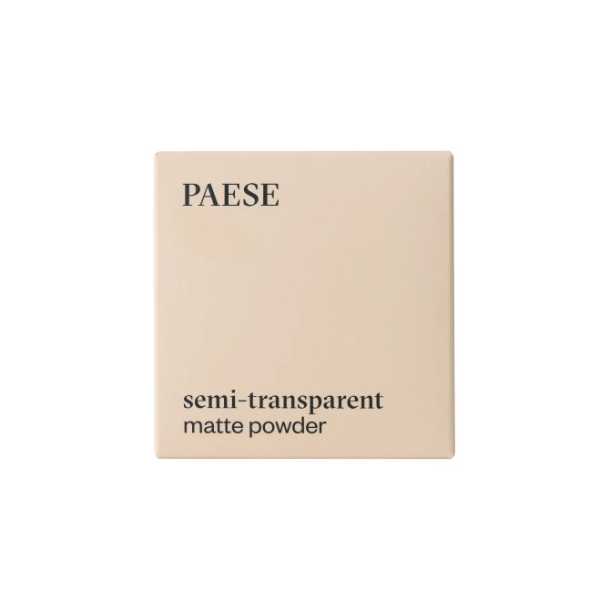 PAESE Semi-Transparent Matte Powder półtransparentny puder matujący 5A Naturalny 9g (id: 6273)