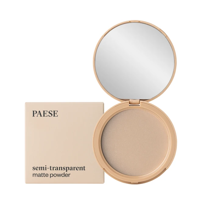 PAESE Semi-Transparent Matte Powder półtransparentny puder matujący 1A Ciepły Beż 9g (id: 6275)