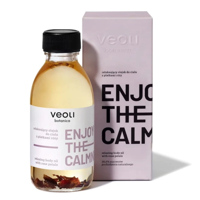 VEOLI BOTANICA Enjoy The Calmness Oil relaksujący olejek do ciała z płatkami róży - 150ml (id: 35821)