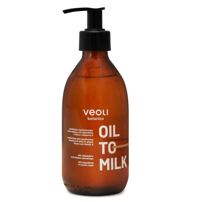 VEOLI BOTANICA Oil to Milk nawilżająco-transformujący olejek myjący - 290ml (id: 38327)