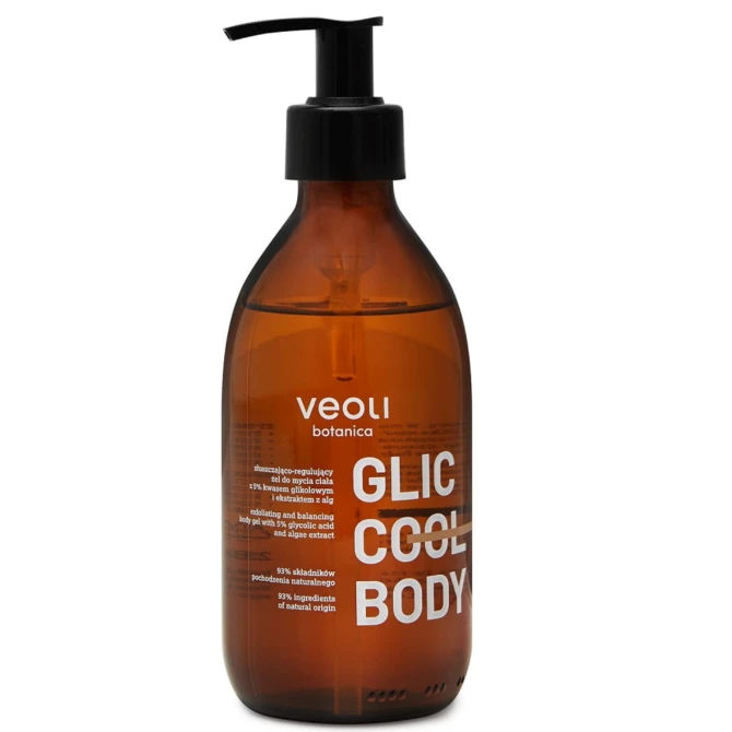 VEOLI BOTANICA Glic Cool Body złuszczająco-regulujący żel do mycia ciała - 280ml (id: 38328)