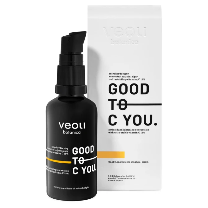 VEOLI BOTANICA Good To C You antyoksydacyjny koncentrat rozjaśniający z ultrastabilną witaminą C 15% - 40ml (id: 46908)
