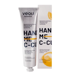 VEOLI BOTANICA Hand Me C-Cure intensywnie nawilżający lekki krem do rąk z witaminą C 3% i pantenolem - 75ml