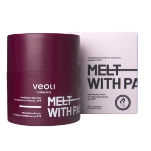VEOLI BOTANICA Melt With Passion emulgujące masełko do zmywania makijażu i SPF - 40g