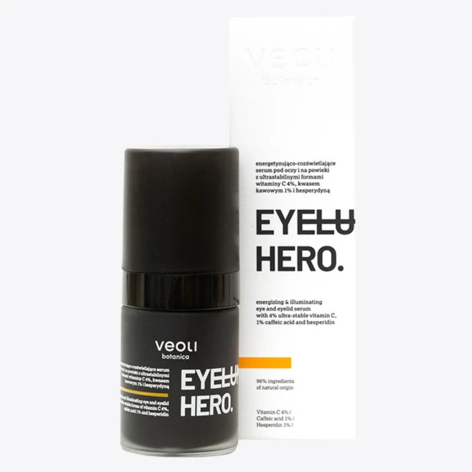 VEOLI BOTANICA Eyeluminate Hero energetyzująco-rozświetlające serum pod oczy i na powieki 15ml (id: 69094)