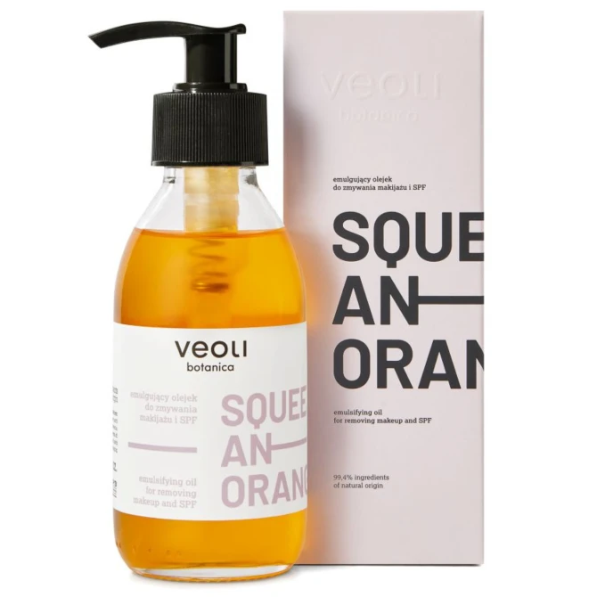 VEOLI BOTANICA Squeeze An Orange Emulgujący Olejek Do Zmywania Makijażu i SPF - 132,7g (id: 34513)