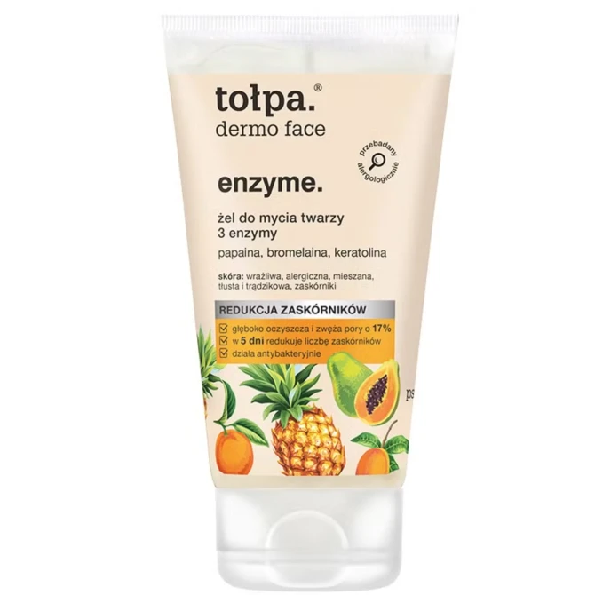 TOŁPA DERMO FACE ENZYME Żel Do Mycia Twarzy 3 Enzymy - 150ml (id: 2055)