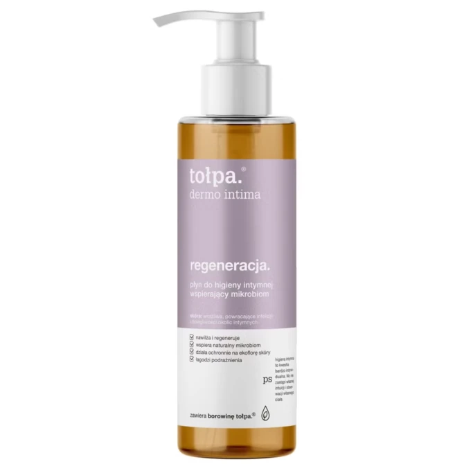TOŁPA DERMO INTIMA regenerujący płyn do higieny intymnej wspierający mikrobiom - 195ml (id: 56121)