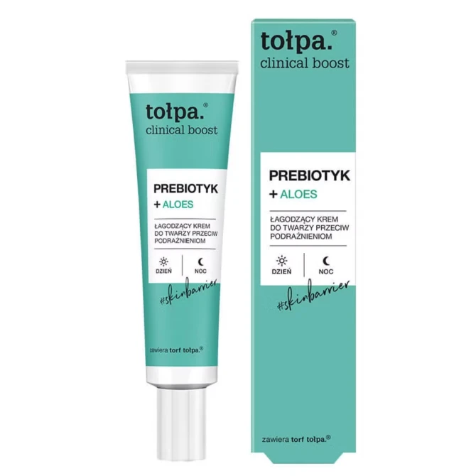 TOŁPA CLINICAL BOOST Prebiotyk+ Aloes Łagodzący Krem Przeciw Podrażnieniom - 40ml (id: 72897)