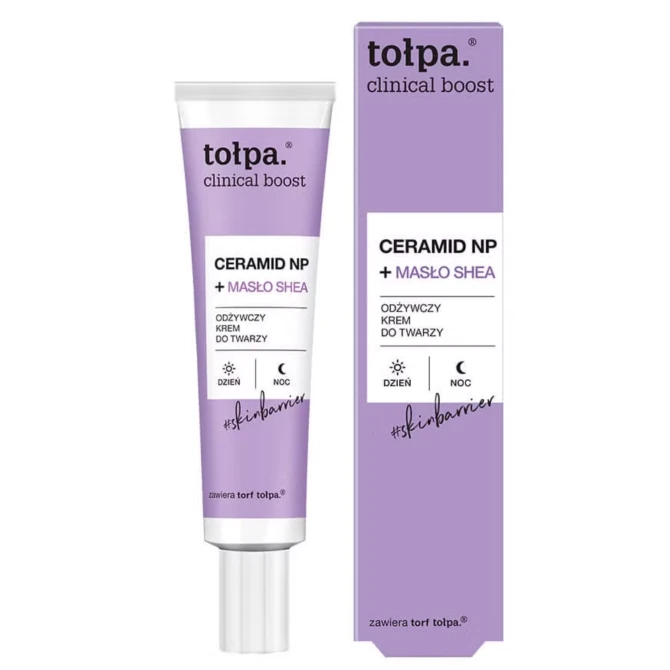 TOŁPA CLINICAL BOOST Ceramid NP+ Masło Shea Odżywczy Krem - 40ml (id: 72900)
