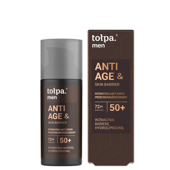 TOŁPA MEN Anti Age & Skin Barrier Wzmacniający Krem Przeciwzmarszczkowy 50+ - 50ml (id: 72904)