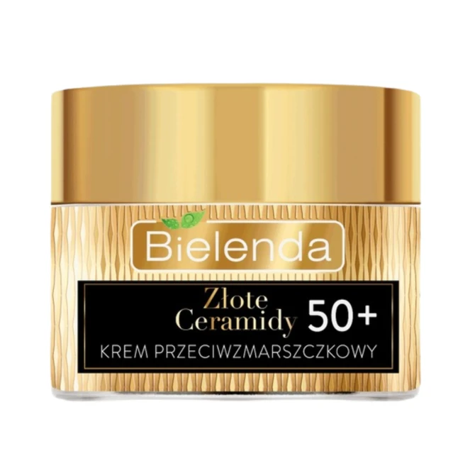 BIELENDA Złote Ceramidy głęboko odbudowujący krem przeciwzmarszczkowy 60+ na dzień i noc - 50ml (id: 13478)
