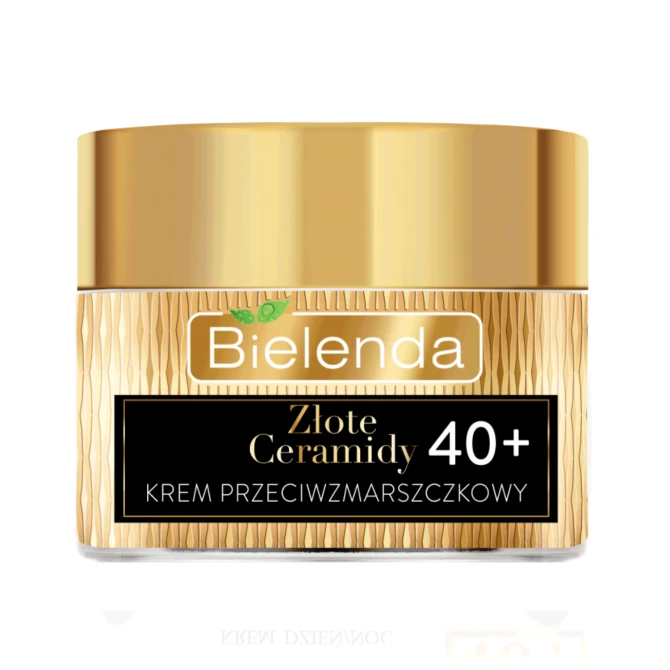 BIELENDA Złote Ceramidy nawilżająco-ujędrniający krem przeciwzmarszczkowy 40+ na dzień i noc - 50ml (id: 28535)