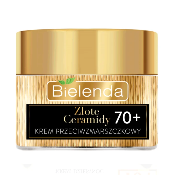 BIELENDA Złote Ceramidy ultra naprawczy krem przeciwzmarszczkowy 70+ na dzień i noc - 50ml (id: 13479)