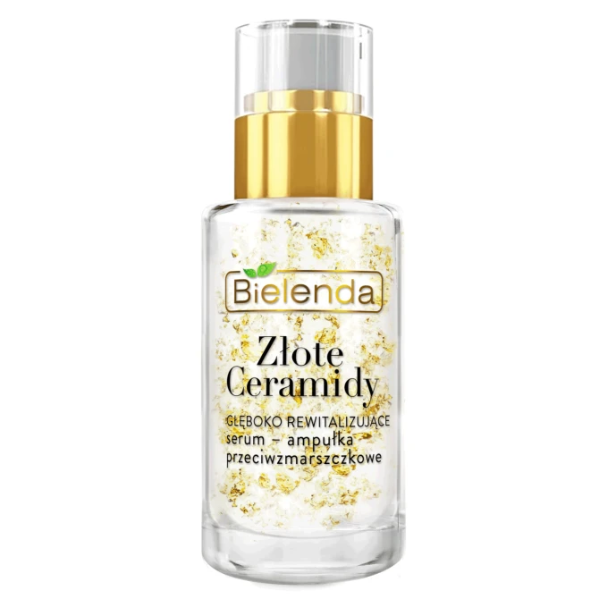 BIELENDA Złote Ceramidy głęboko rewitalizujące serum-ampułka przeciwzmarszczkowe - 15ml (id: 28537)