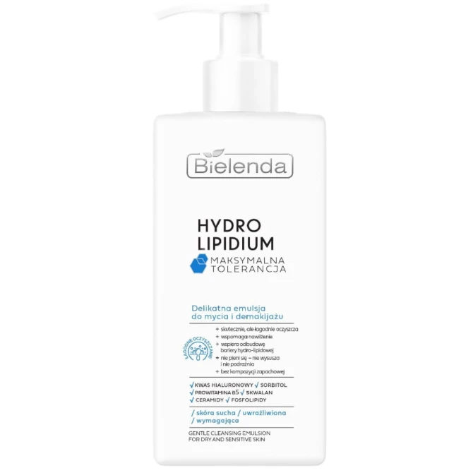 BIELENDA Hydro Lipidium delikatna emulsja do mycia i demakijażu - 300ml (id: 34691)