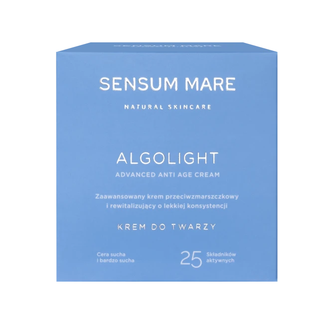 SENSUM MARE Algolight krem przeciwzmarszczkowy i rewitalizujący o lekkiej konsystencji - 50ml (id: 70570)
