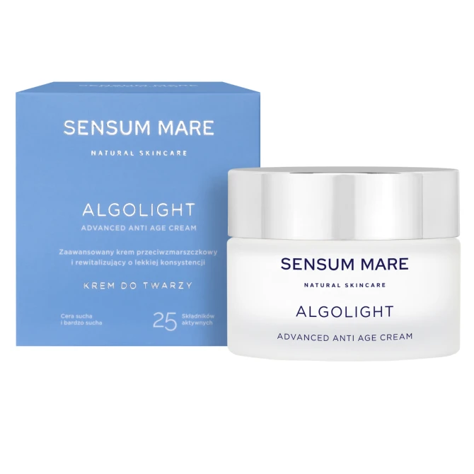 SENSUM MARE Algolight krem przeciwzmarszczkowy i rewitalizujący o lekkiej konsystencji - 50ml (id: 70570)