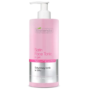 BIELENDA PROFESSIONAL Satin Face Tonic In Gel satynowy tonik do twarzy w żelu - 500ml