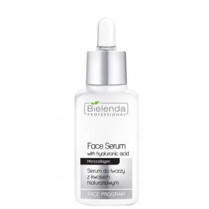 BIELENDA PROFESSIONAL Face Serum With Hyaluronic Acid serum do twarzy z kwasem hialuronowym - 30ml