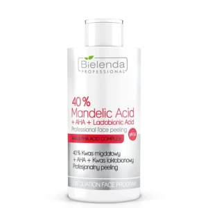 BIELENDA PROFESSIONAL Exfoliaton Face Program profesjonalny peeling 40% kwas migdałowy + AHA + kwas laktobionowy - 150g