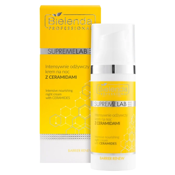 BIELENDA PROFESSIONAL SupremeLab Intensywnie Odżywczy Krem na Noc z ceramidami - 50ml (id: 26459)